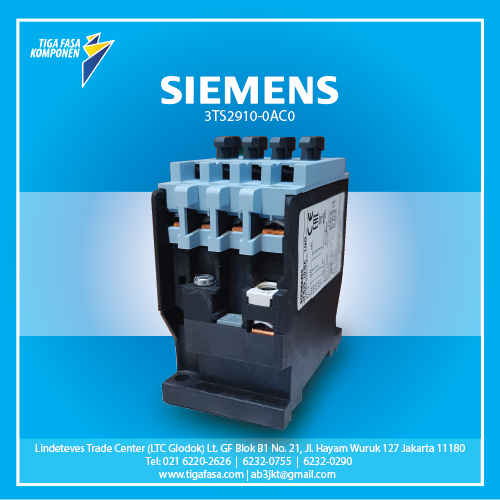 3TS2910-0AC0 MC 2.2kW 6A 1NO 32VAC 