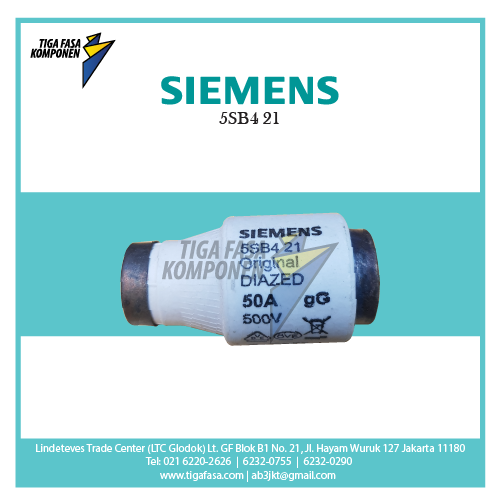 5SB421 Diazed Fuse Link 50A 500V