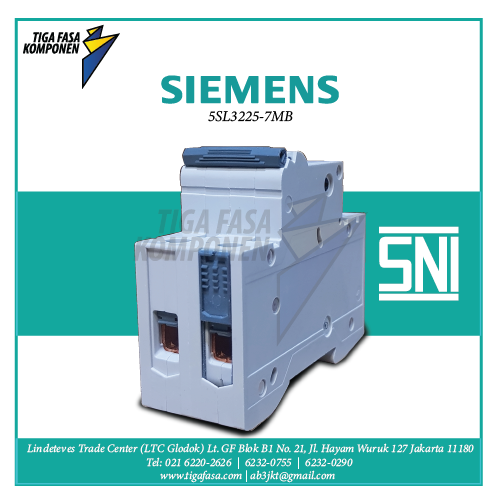 5SL3225-7MB MCB 2P 25A 4.5kA