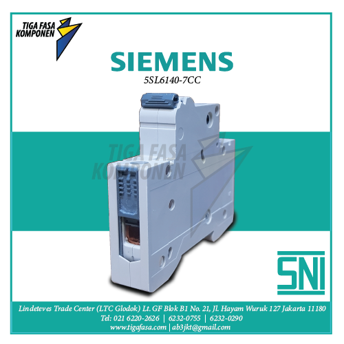 5SL6140-7CC MCB 1P 40A 6kA 