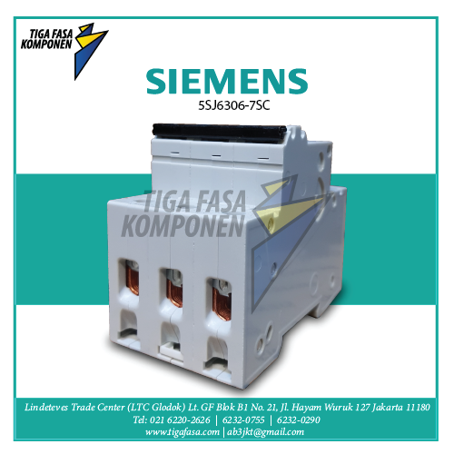 5SJ6306-7SCMCB 3P 6A 6kA 