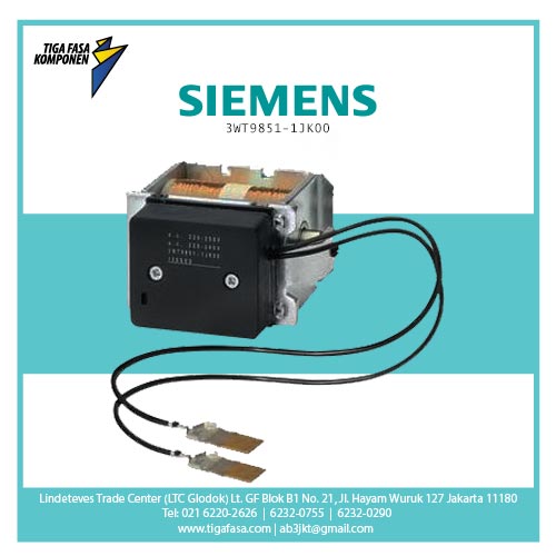 3WT9851-1JK00-Z Options: I32 Shunt Release/Closing50/60Hz 220...240V AC 220...25