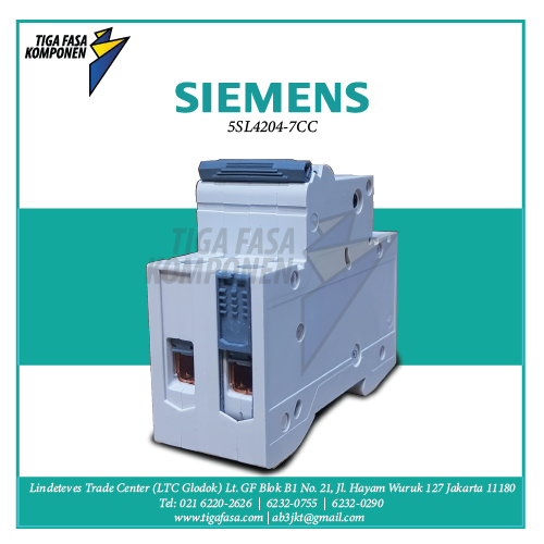 5SL4204-7CC MCB 2P 4A 10kA 