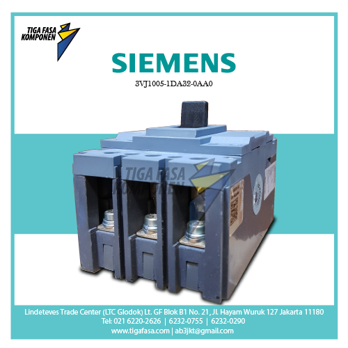 3VJ1005-1DA32-0AA0 MCCB 3P 50A 18kA