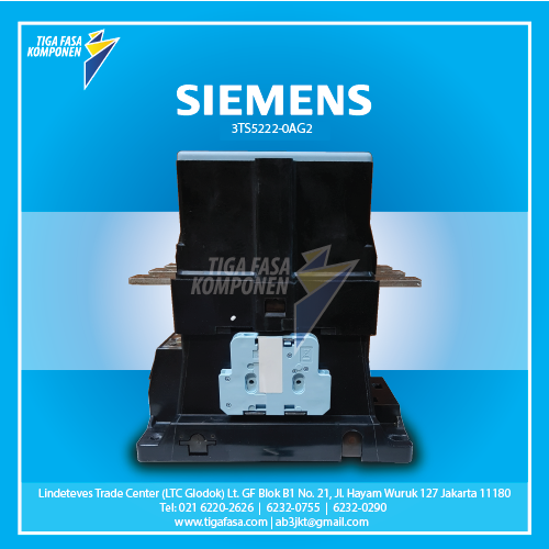 3TS5222-0AG2 MC 90kW 170A 2NO+2NC 110VAC 