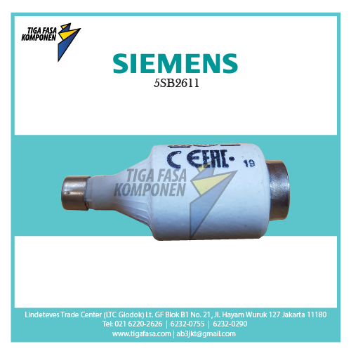 5SB2611 Diazed Fuse Link 16A 500V