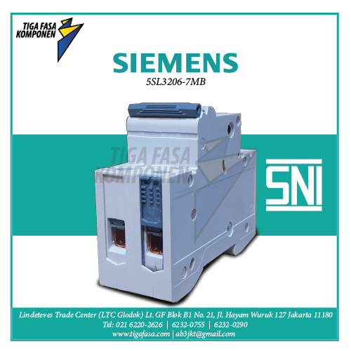 5SL3206-7MB MCB 2P 6A 4.5kA
