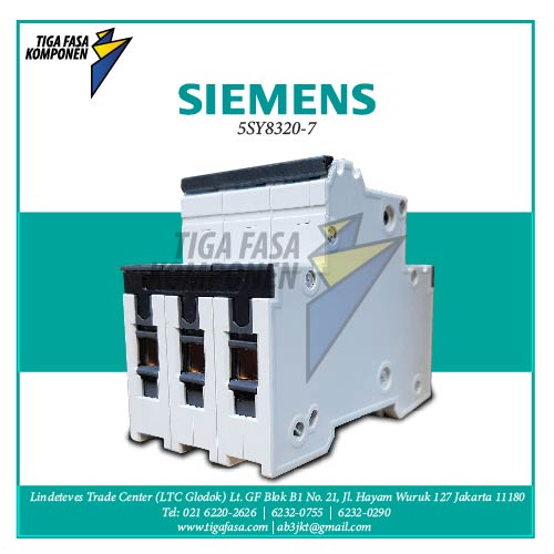 5SY8320-7 MCB 3P 20A 25kA 