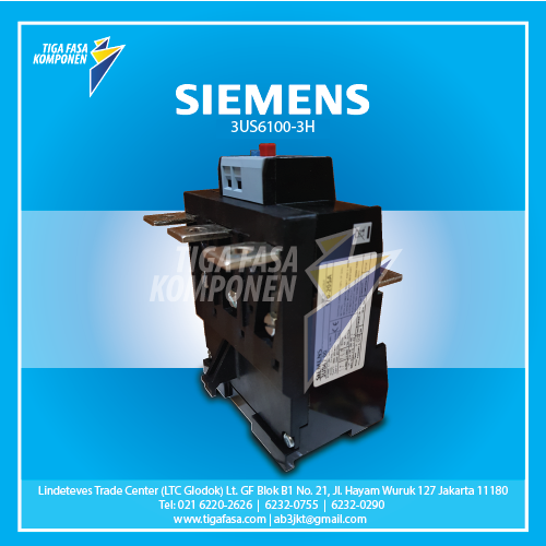 3US6100-3H Overload Relay 90...120A  10A Size 6