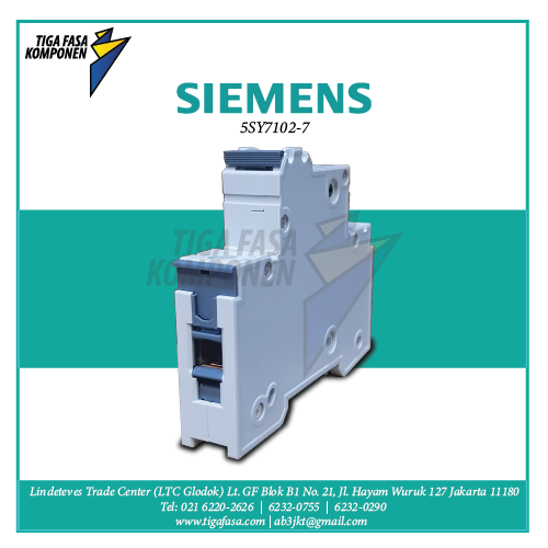 5SY7102-7 MCB 1P 2A 15kA 