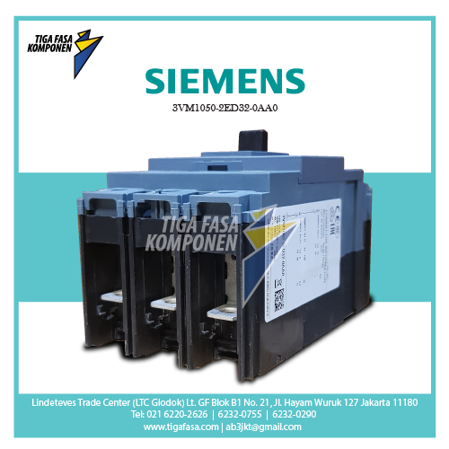 3VM1050-2ED32-0AA0 MCCB 3P 16kA 50A 