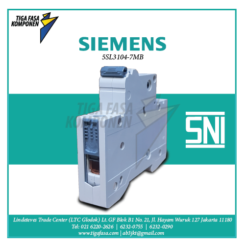 5SL3104-7MB MCB 1P 4A 4.5kA