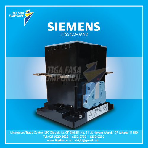 3TS5422-0AN2 MC 132kW 250A 2NO+2NC 220VAC 