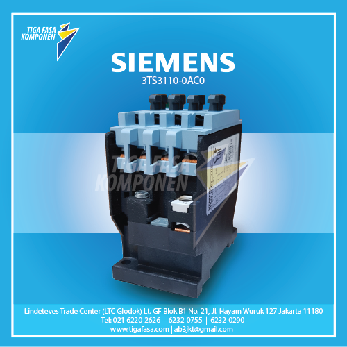 3TS3110-0AG2 MC 5.5kW 12A 1NO 110VAC 