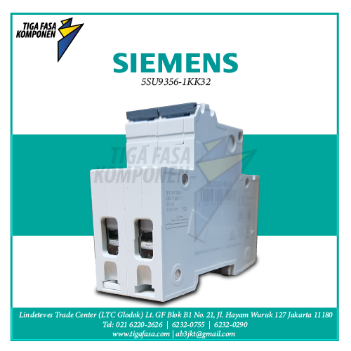5SU9356-1KK32 RCBO 1P+N 32A 6kA