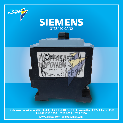 3TS3110-0AN2 MC 5.5kW 12A 1NO 220VAC 