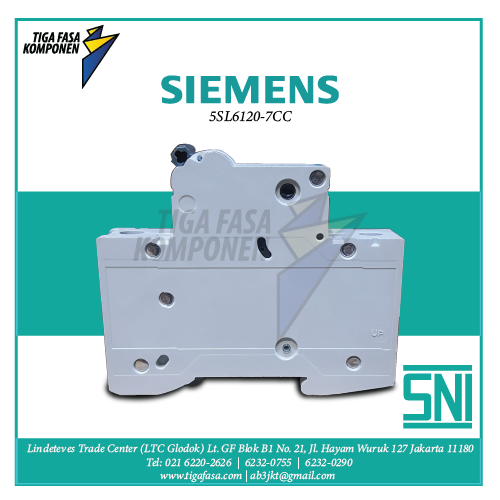 5SL6120-7CC MCB 1P 20A 6kA 