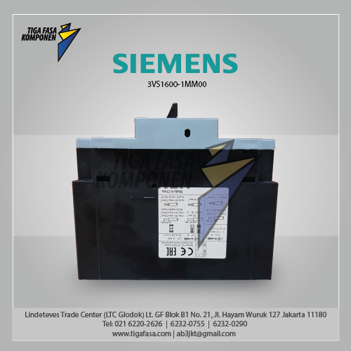 3VS1600-1MM00 MPCB 10...16 A 415 V 100 kA