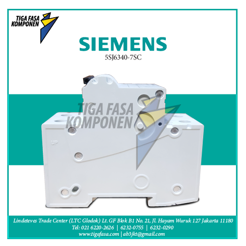 5SJ6340-7SC MCB 3P 40A 6kA 