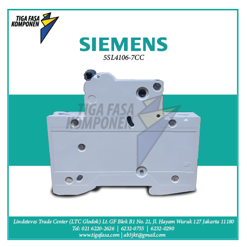 5SL4106-7CC MCB 1P 6A 10kA 