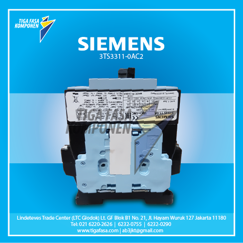 3TS3311-0AC2 MC 11kW 25A 1NO+1NC 24VAC 