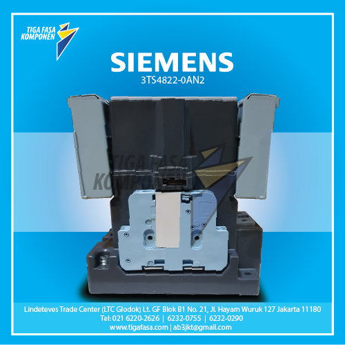 3TS4822-0AN2 MC 37kW 75A 2NO+2NC 220VAC 