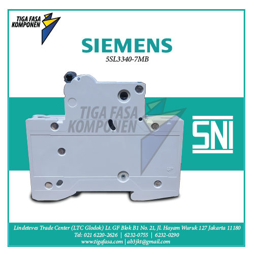 5SL3340-7MB MCB 3P 40A 4.5kA 