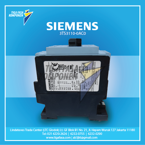 3TS3110-0AC0 MC 5.5kW 12A 1NO 32VAC 