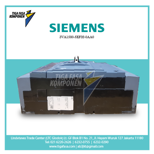 3VA1580-5EF32-0AA0 MCCB 3P 560-800A 55 kA 