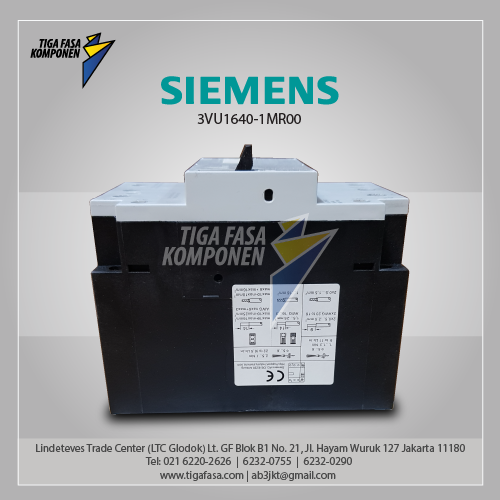 3VU1640-1MR00 Circuit Breaker 36-52A 