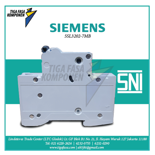 5SL3202-7MB MCB 2P 2A 4.5kA