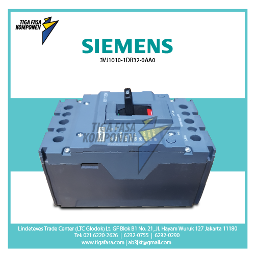 3VJ1010-1DB32-0AA0 MCCB 3P 80-100A 18kA 