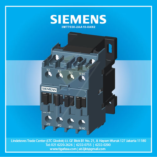 3MT7038-2AA10-0AN2 MC 38A 1NO AC 220V