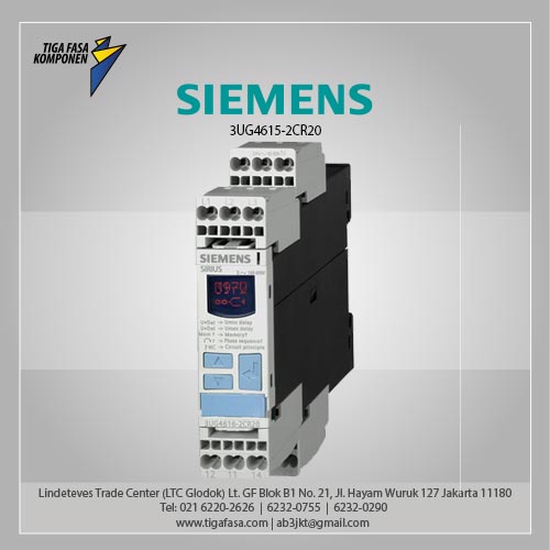 3UG4615-2CR20 Digital Monitoring Relay For 3P  
