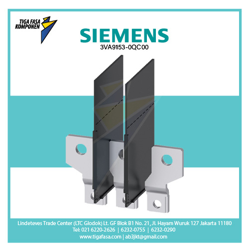 3VA9153-0QC00 Bus Connector Offset Front 3 units