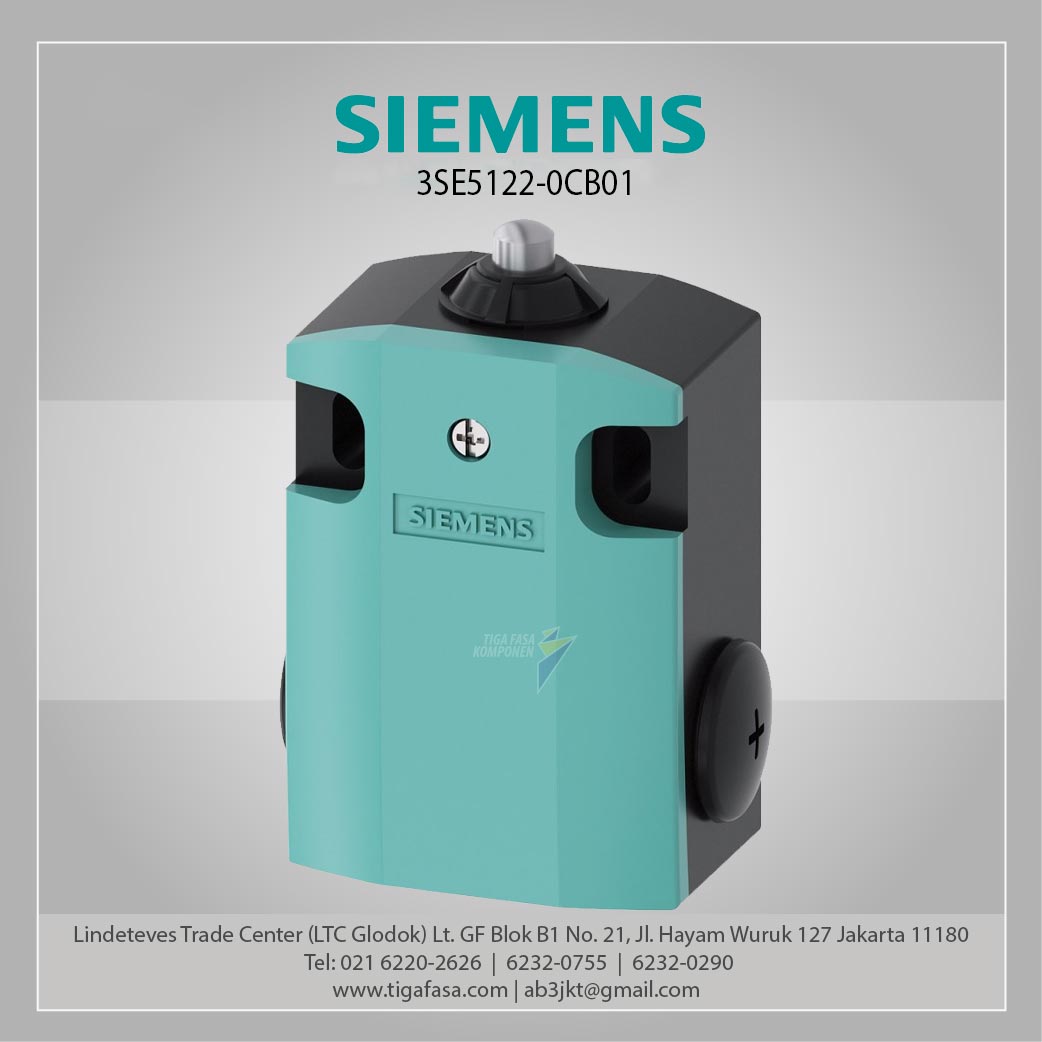 3SE5122-0CB01 Position switch Metal enclosure 56 mm 3x (M20x 1.5) 1 NO/1 NC