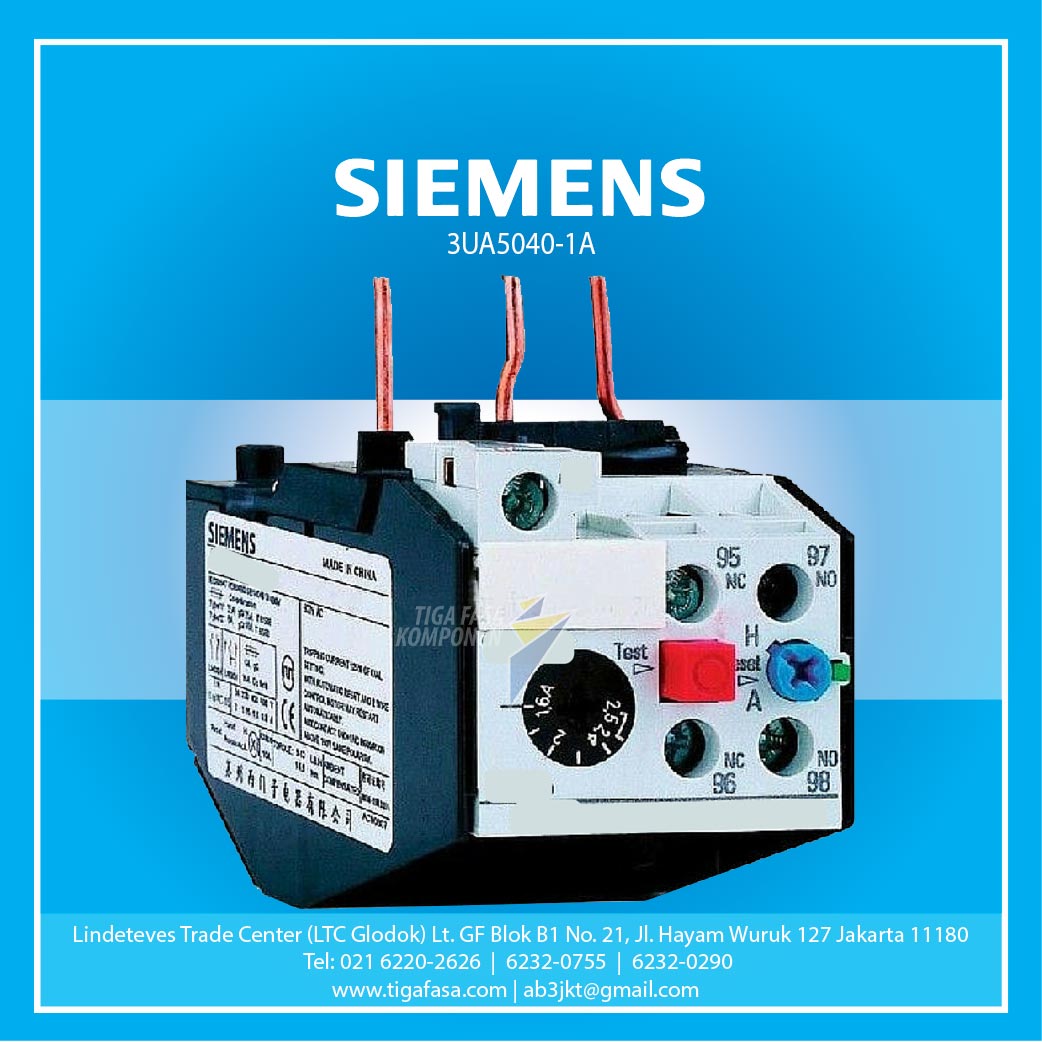 3UA5040-1A Overload 3TF30-31-40-41 (1-1.6A) 