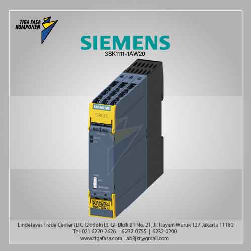 3SK1111-1AW20 Safety Relay 3NO+1NC 110-240 VAC/DC