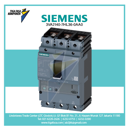 3VA2140-7HL36-0AA0 MCCB 3P 16-40A 110kA 