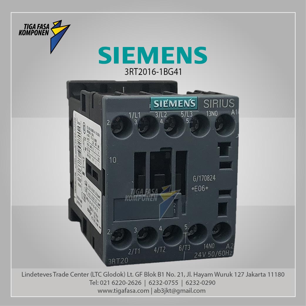 3RT2016-1BG41 MC 9 A 4 kW / 400 V 3P 125 V DC