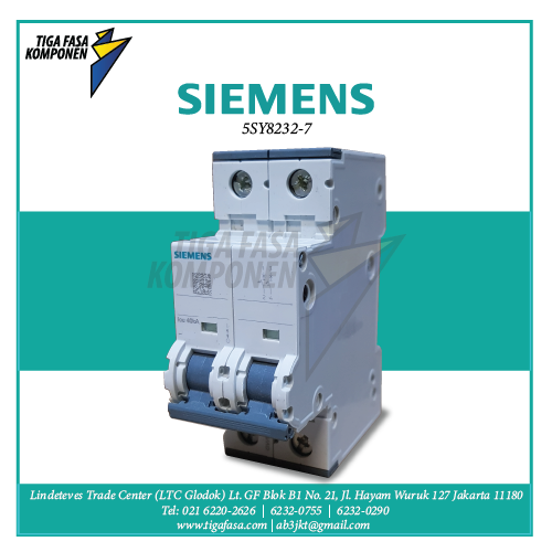 5SY8232-7 MCB 2P 25kA