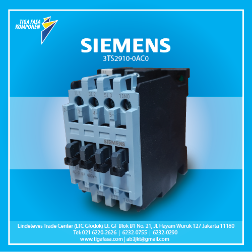 3TS2910-0AC0 MC 2.2kW 6A 1NO 32VAC 