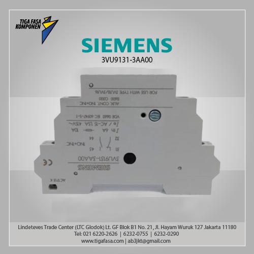 3VU9131-3AA00 Auxilary 1NO-1NC 