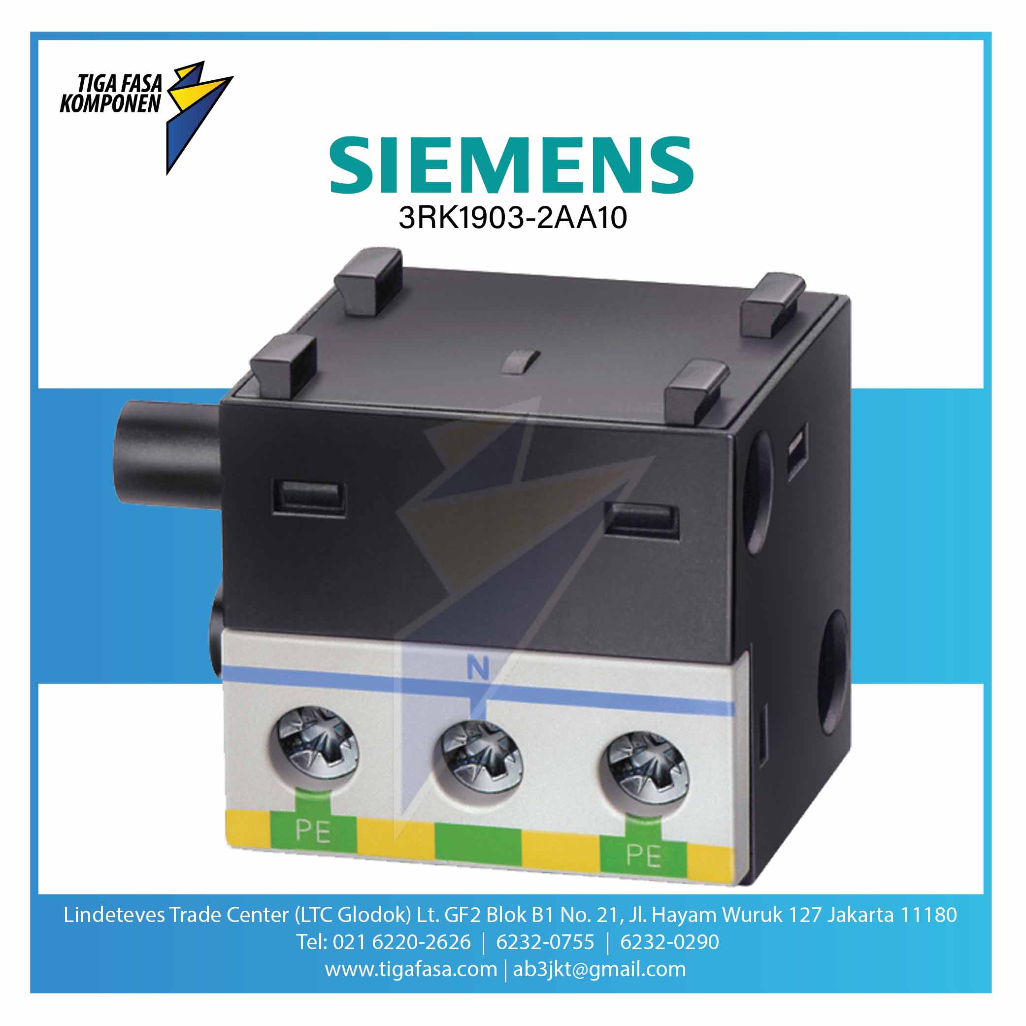 3RK1903-2AA10 Terminal block for ET200S