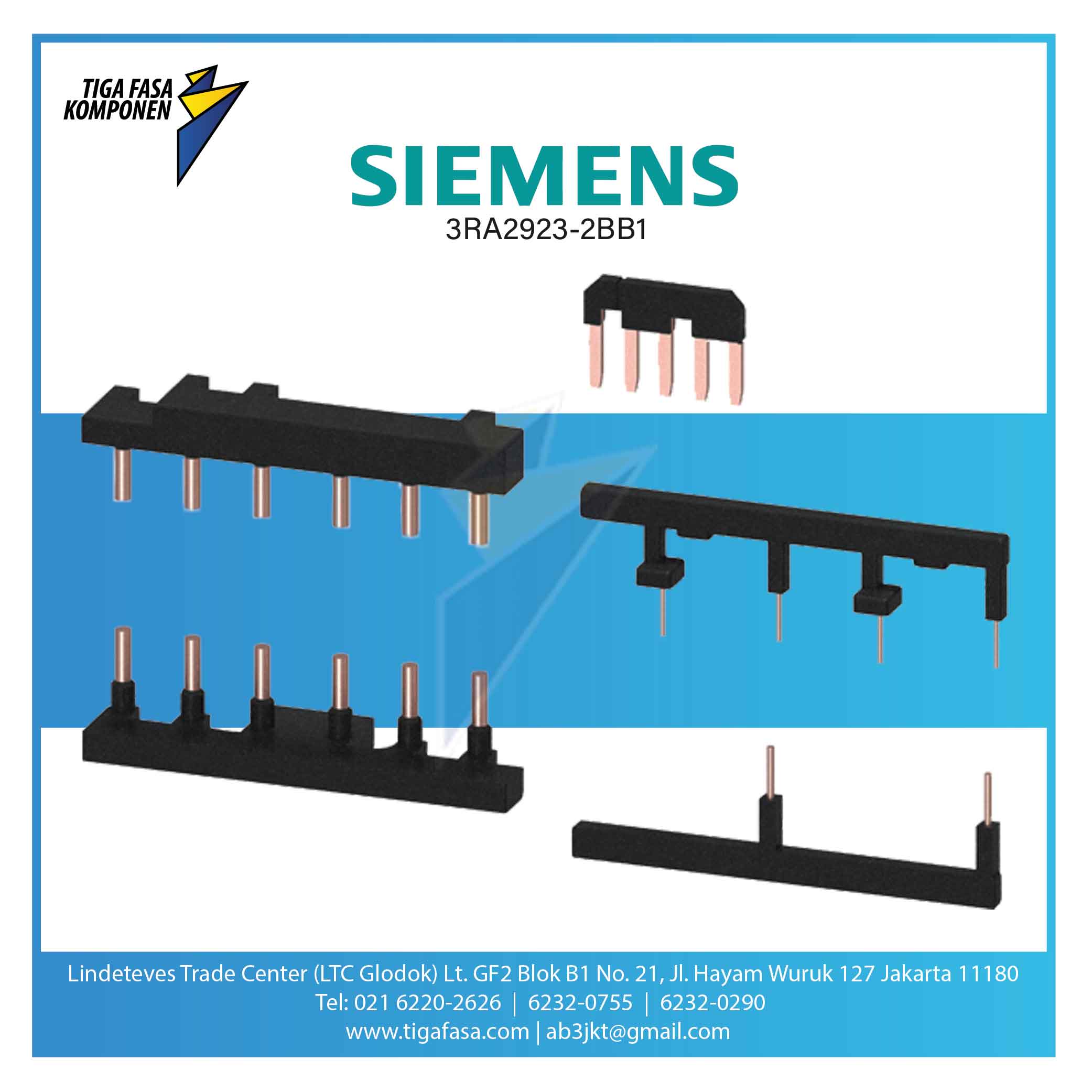 3RA2923-2BB1 Wiring kit for screw terminal for YD starter Size S0