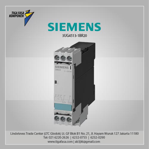 3UG4513-1BR20 Phase Sequence Monitoring 3 x 160...690 V