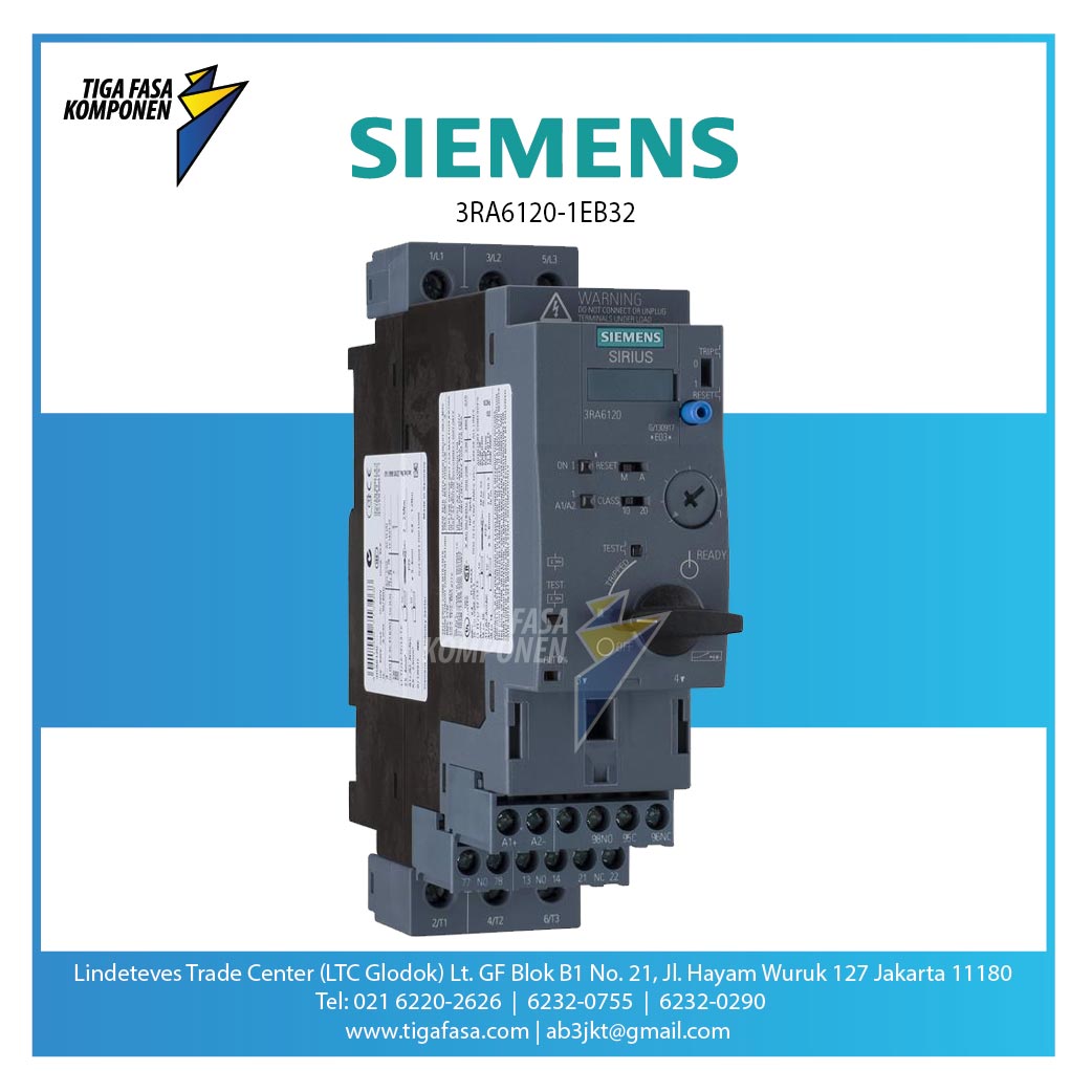 3RA6120-1EB32 Compact Load Feeder DOL 24 V AC/DC 8...32 A