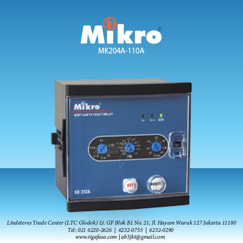 MK204A-110A Over Current 50Hz 94-127 V AC MIKRO 