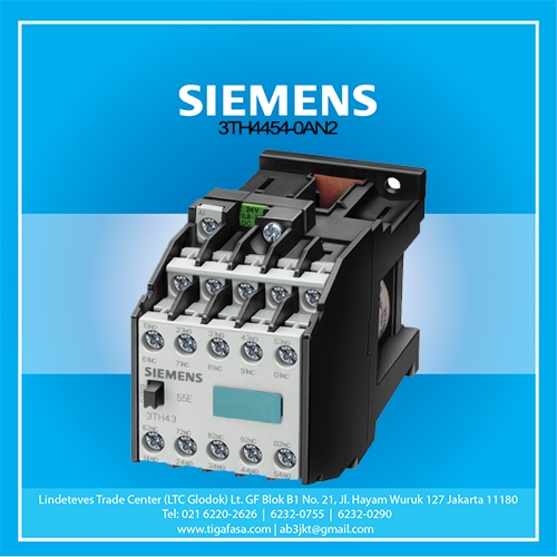 3TH4454-0AN2 Contactor Siemens 54 EN 50 011 5NO+4NC  220VAC 