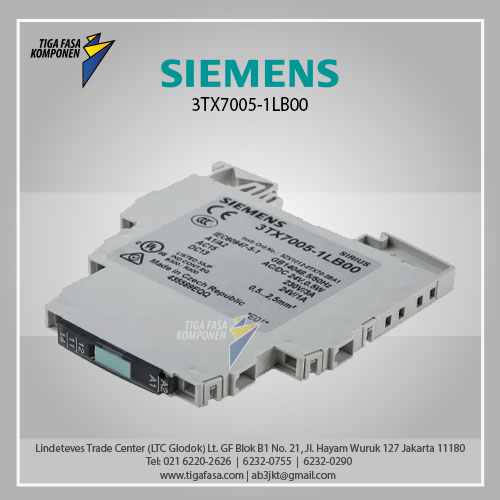 3TX7005-1LB00 Auxiliary Contactor 24 V AC/DC 